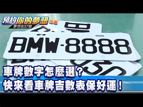 車牌吉數號碼